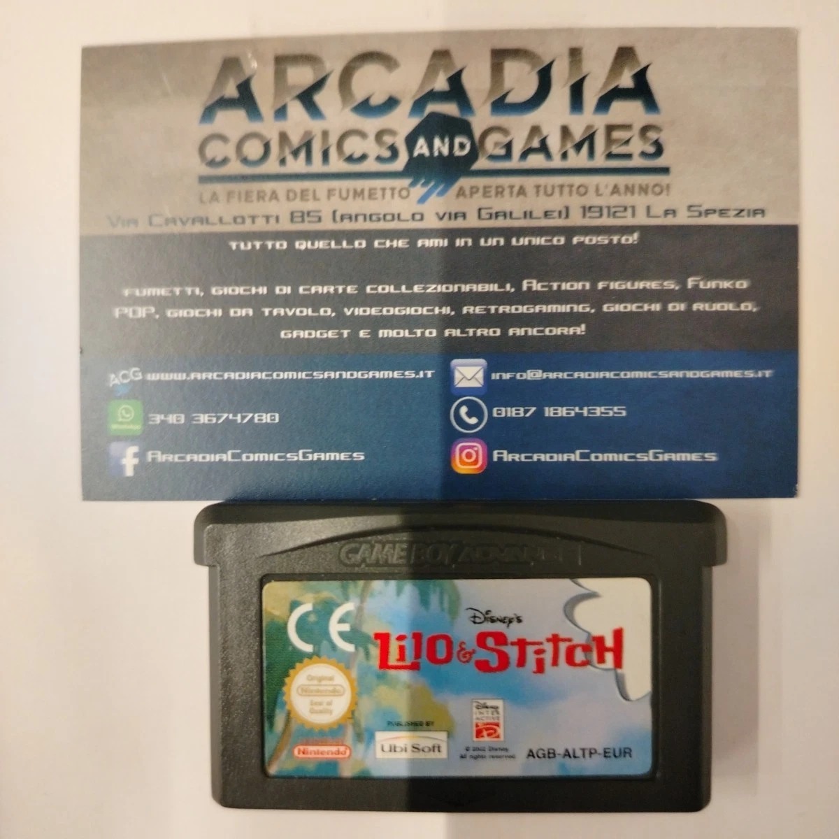 Lilo &amp; Stitch Game Boy Advance Nintendo GBA Solo Cartuccia Loose